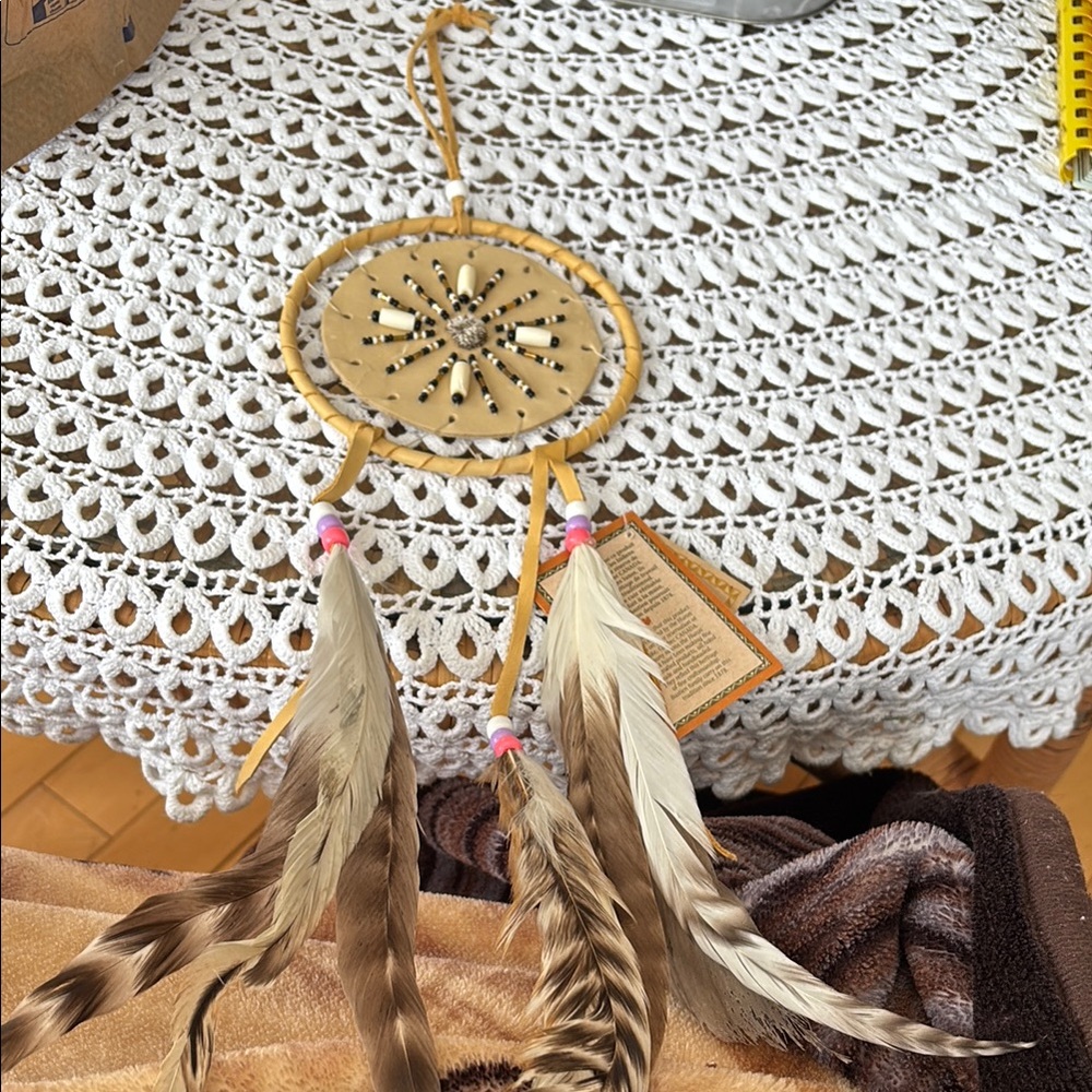 ⭐️50% ⭐️off Tan Bastien Beaded Dreamcatcher